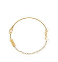 Cassandre Charm Bracelet In Metal And Rhinestone