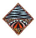 Mixed Print Silk Scarf
