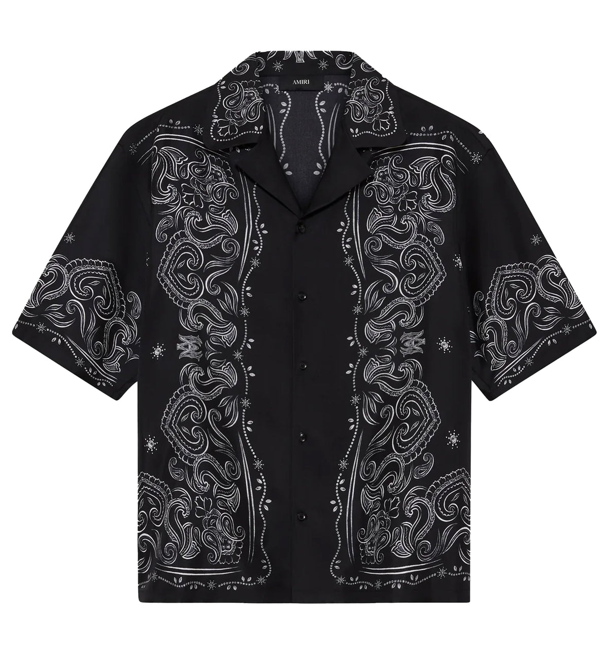 Bandana Print Short Sleeve Shirt
