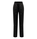 Peach-Feel Silk Satin Pj Pants
