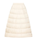 A-Line Down Midi Skirt