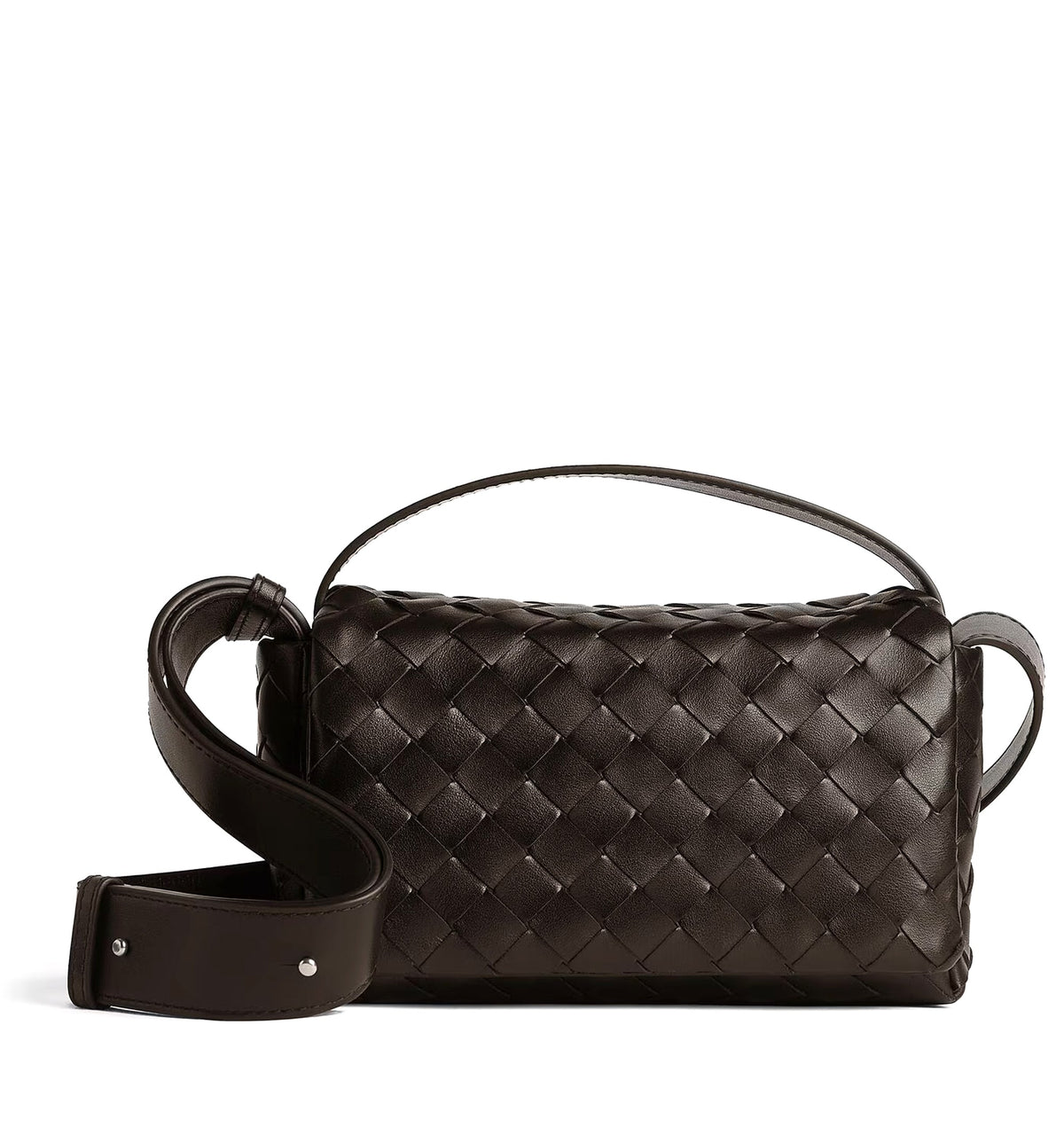 Intrecciato Mini Bag With Flap