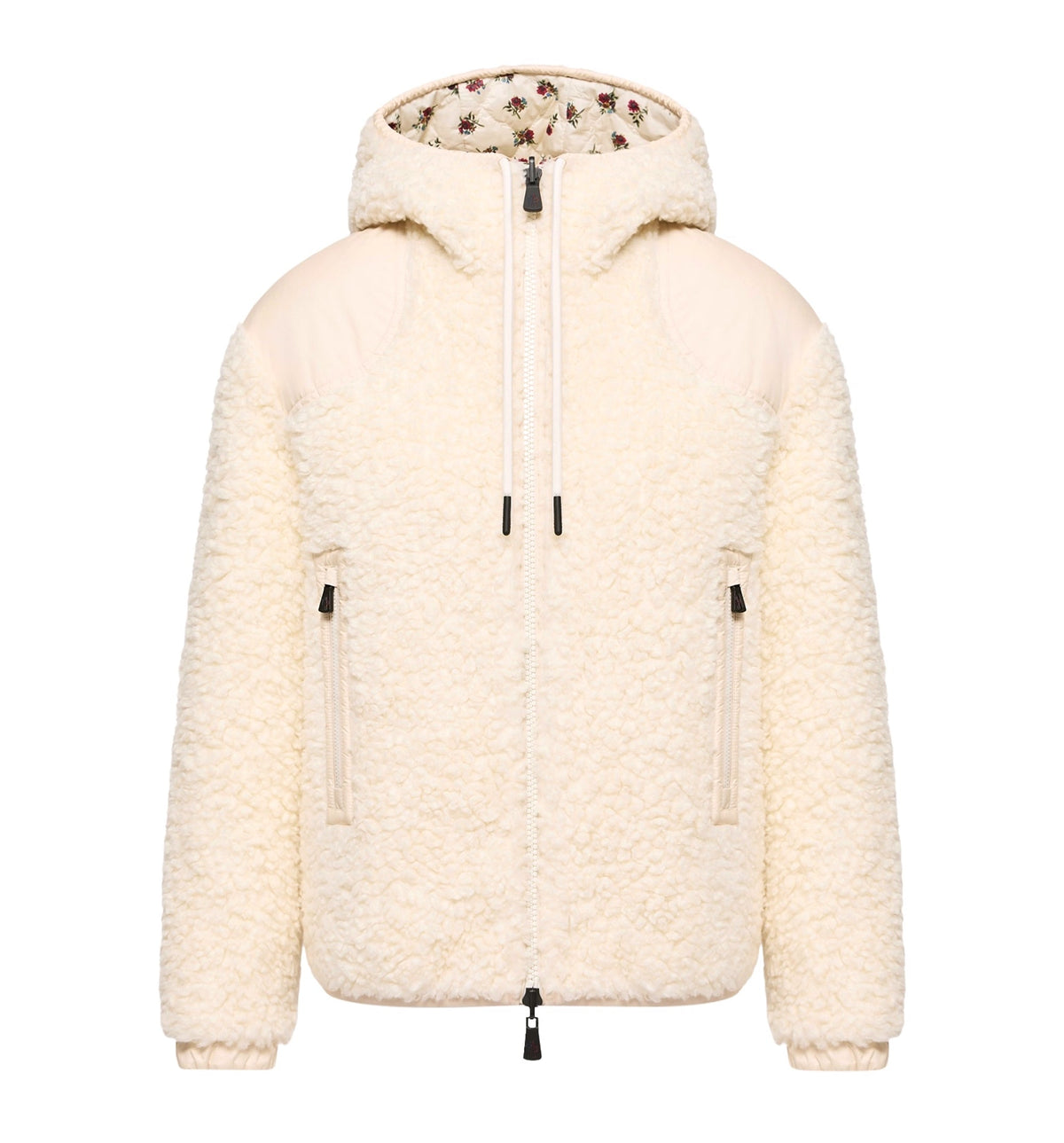 Reversible Padded Teddy Zip-Up Hoodie