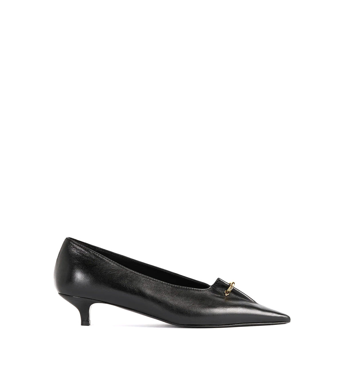 Pierced nappa pumps