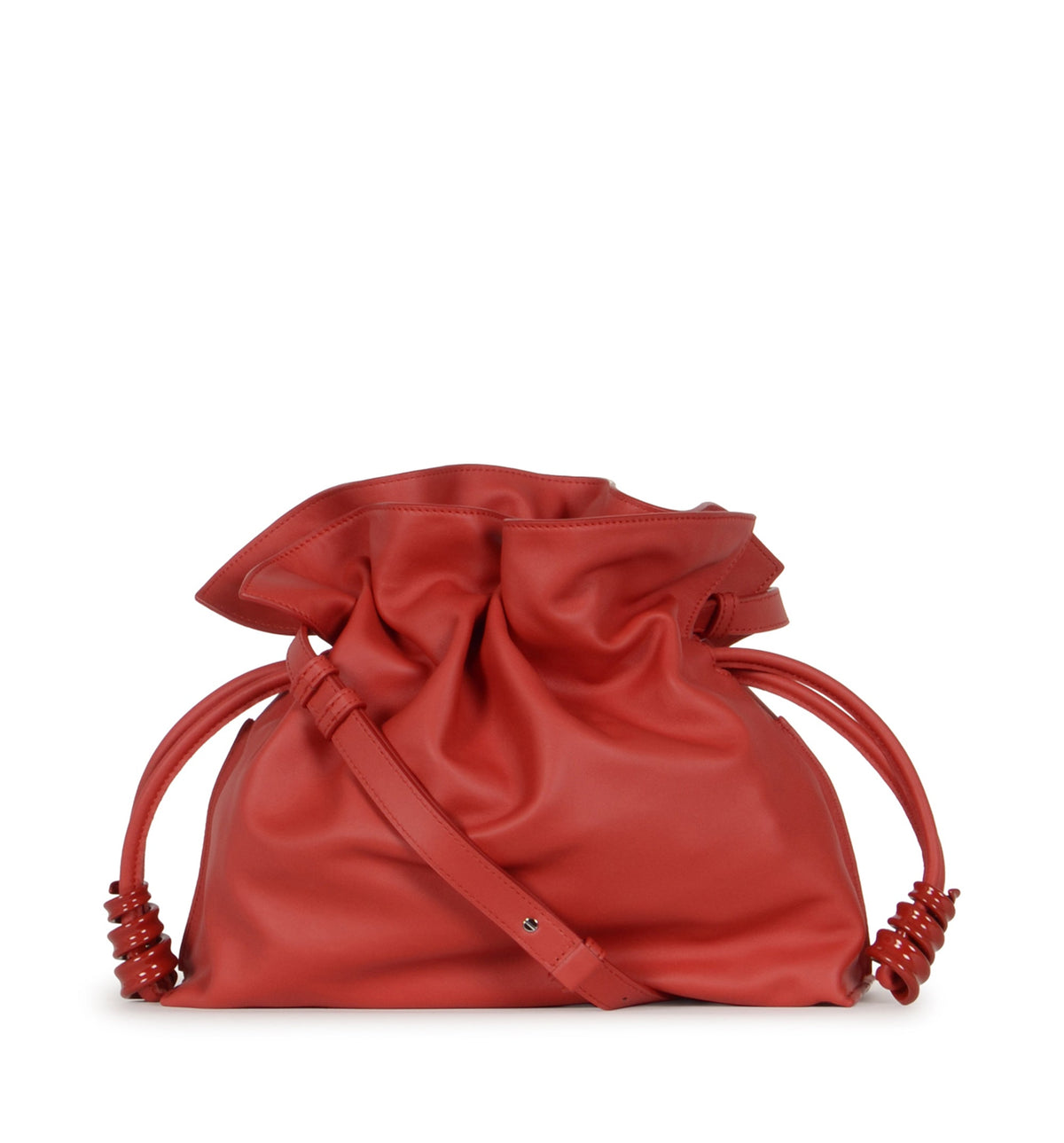 Medium Coil Flamenco Clutch In Nappa Calfskin