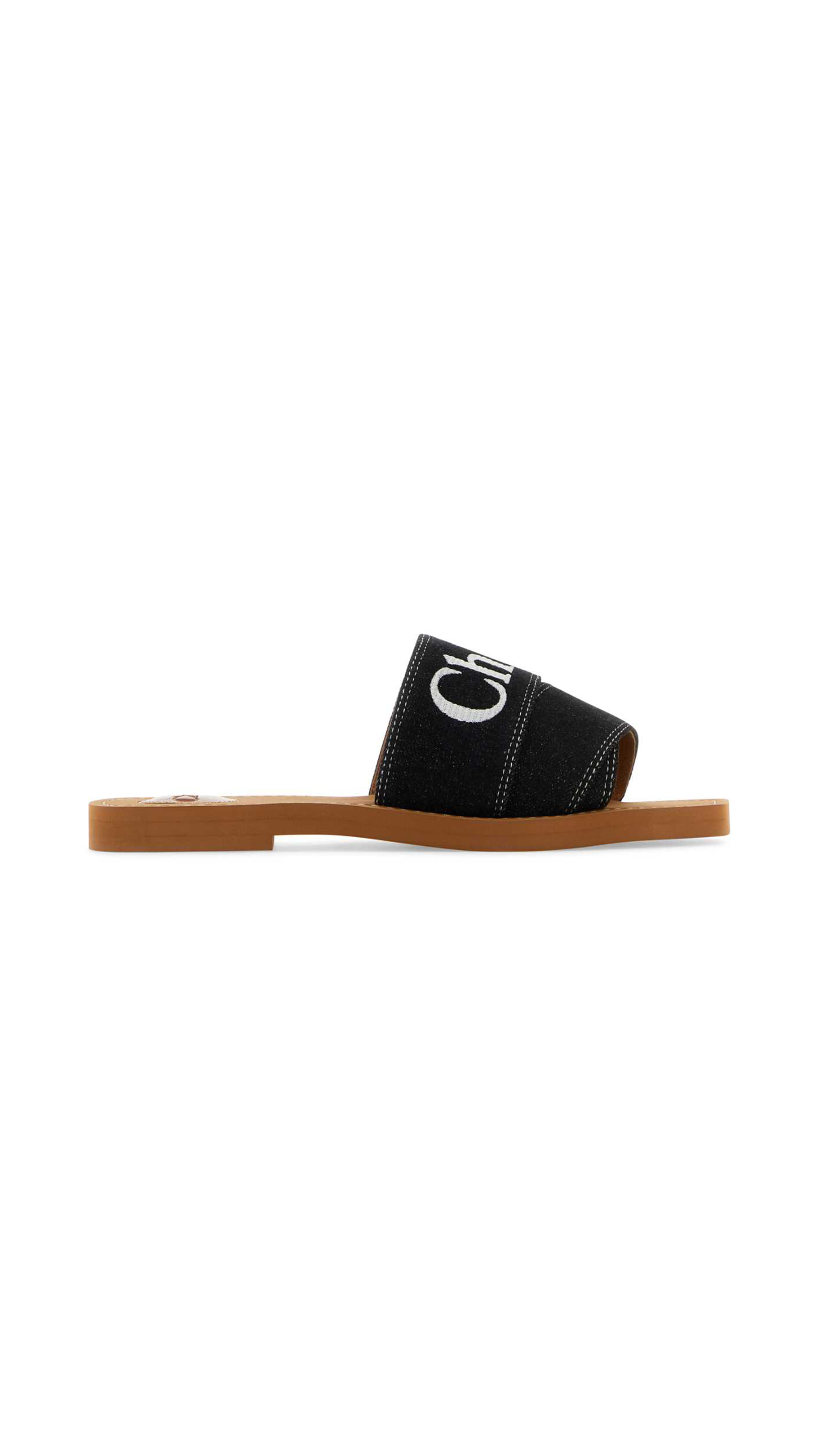 Woody Flat Mule - Black