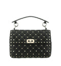 Rockstud Spike leather crossbody bag with iconic all-over studs