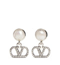 VLogo Signature Pearl Earrings