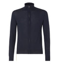 Navy Blue Wool Cardigan