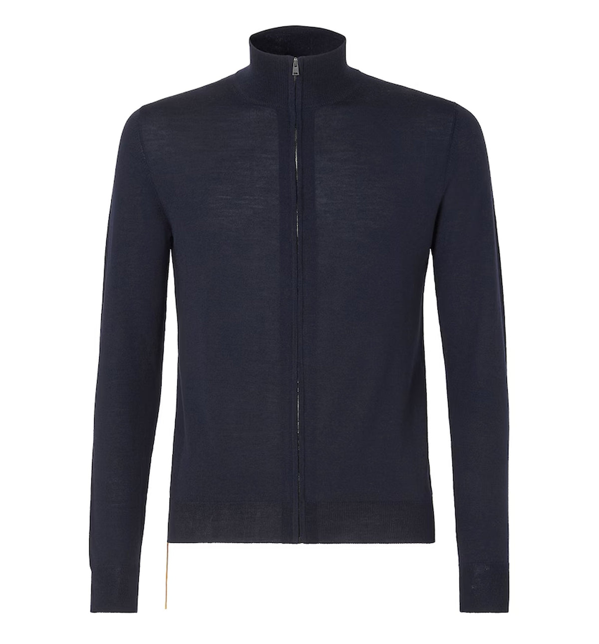 Navy Blue Wool Cardigan