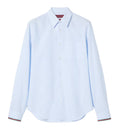 Striped Cotton Shirt with Web
