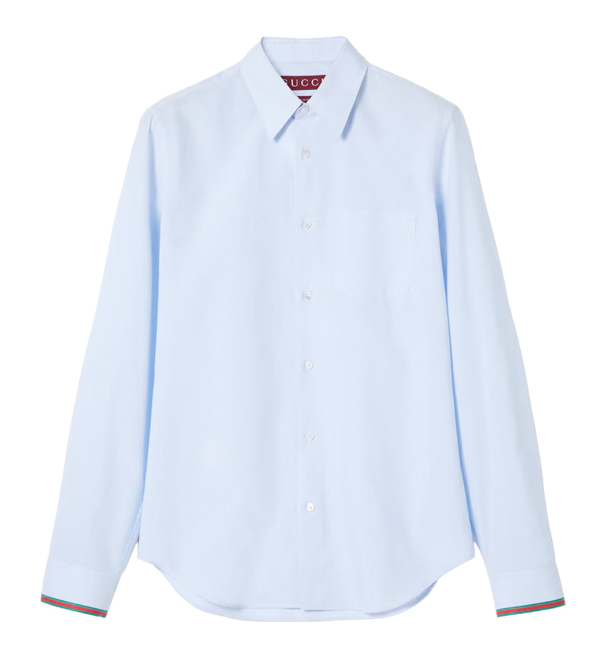 Striped Cotton Shirt with Web