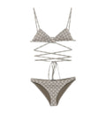 Printed Stretch Jersey Bikini