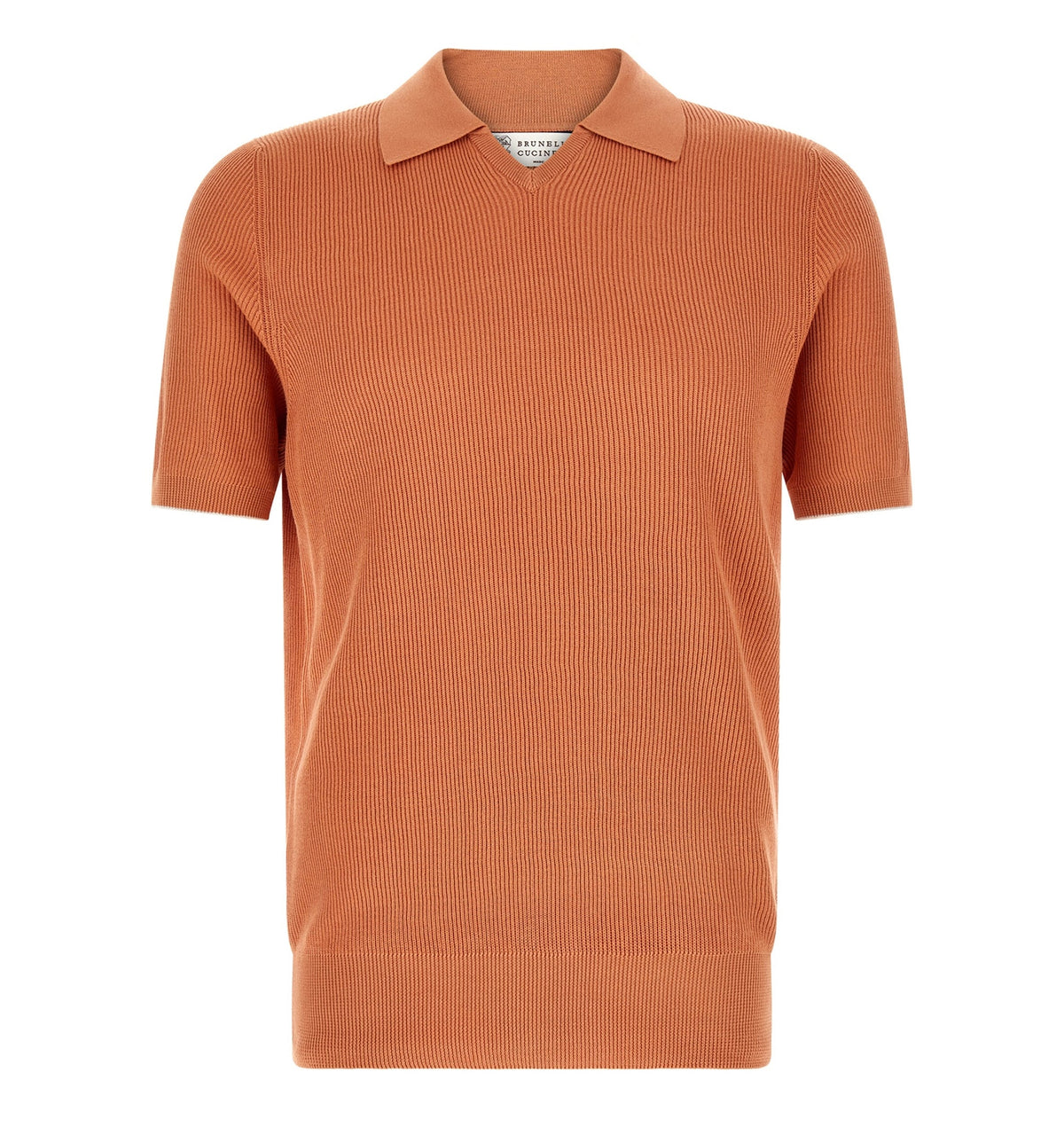 Cotton English Rib Knit Polo
