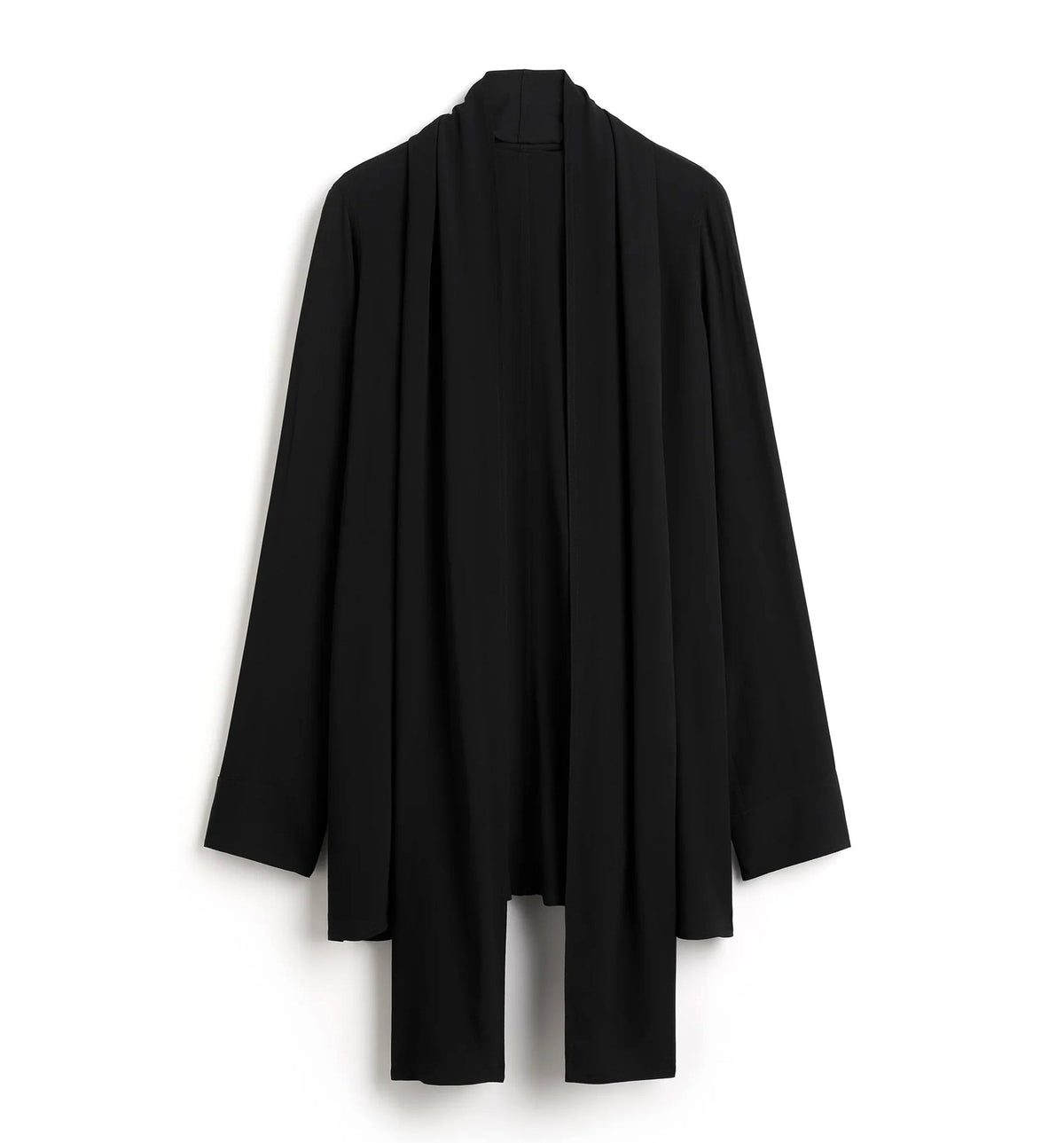 Draped scarf blouse