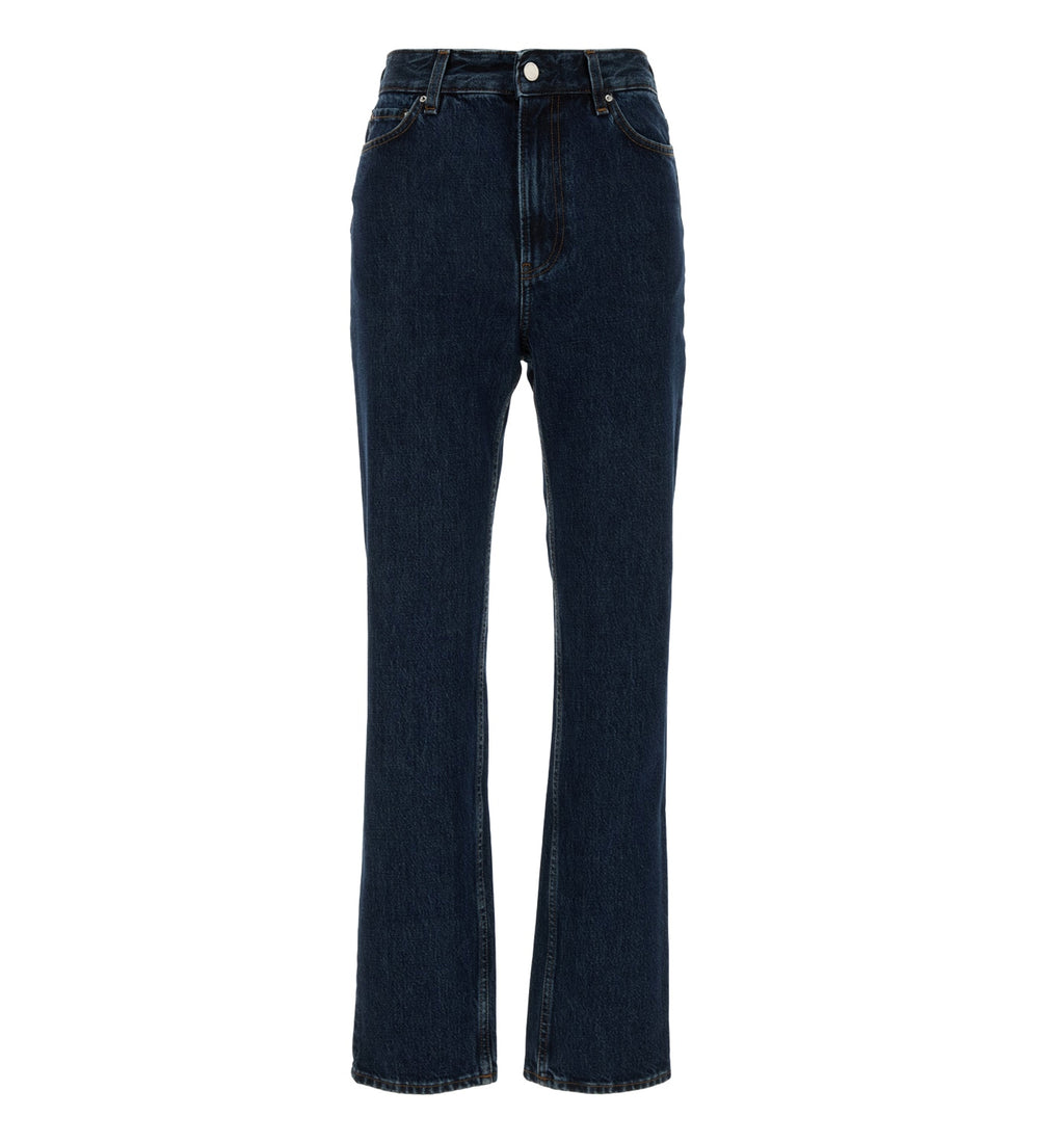 Denim Straight-Leg Jeans