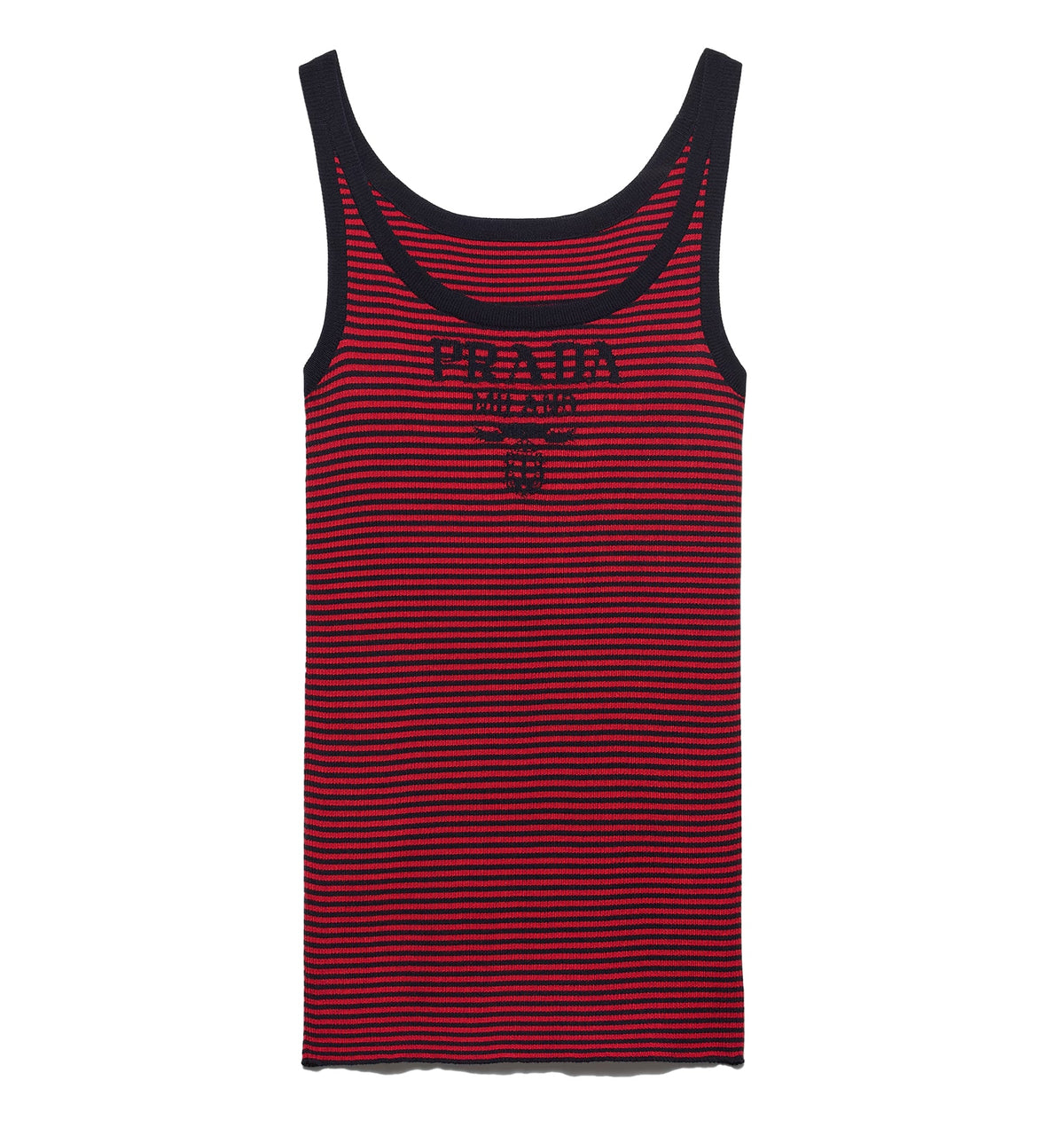 Embroidered Silk Tank Top
