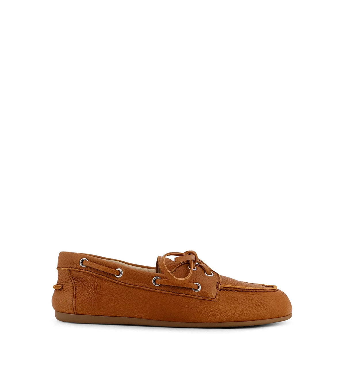 Vintage Effect Leather Loafers