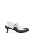 Dive slingback in stretch calfskin