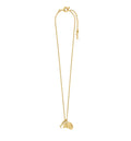 Cassandre Flower Necklace In Metal