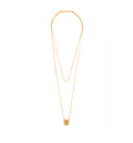 Paula's Ibiza -Anagram Bombè Brass Necklace