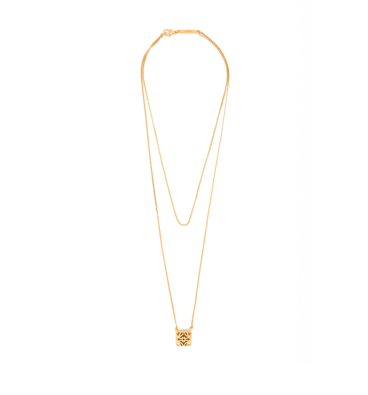 Paula's Ibiza -Anagram Bombè Brass Necklace