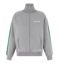 Technical yarn zipper sweatshirt