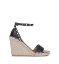 Double Rockstud Wedge Sandals