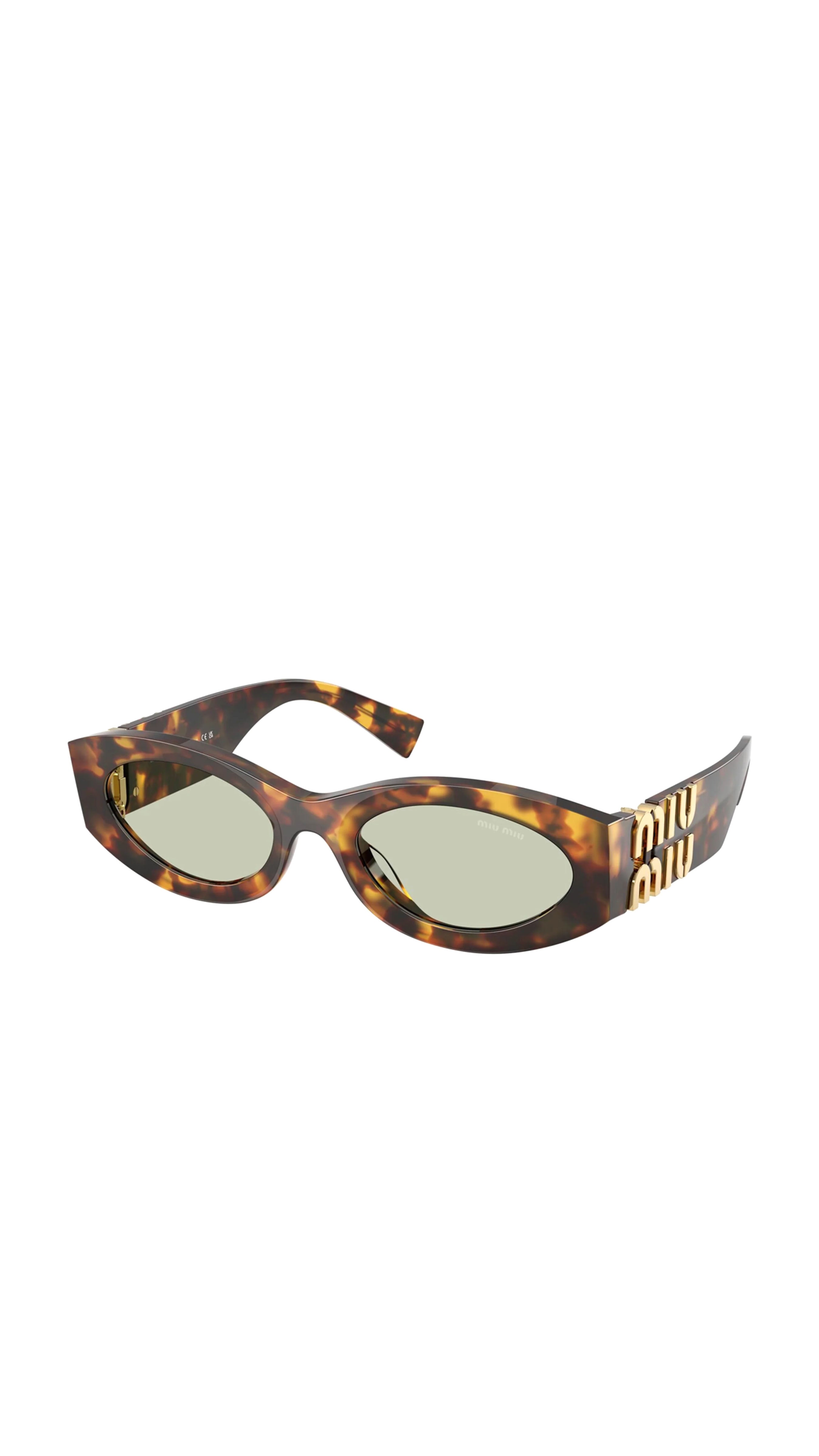 Miu Glimpse Sunglasses - Havana
