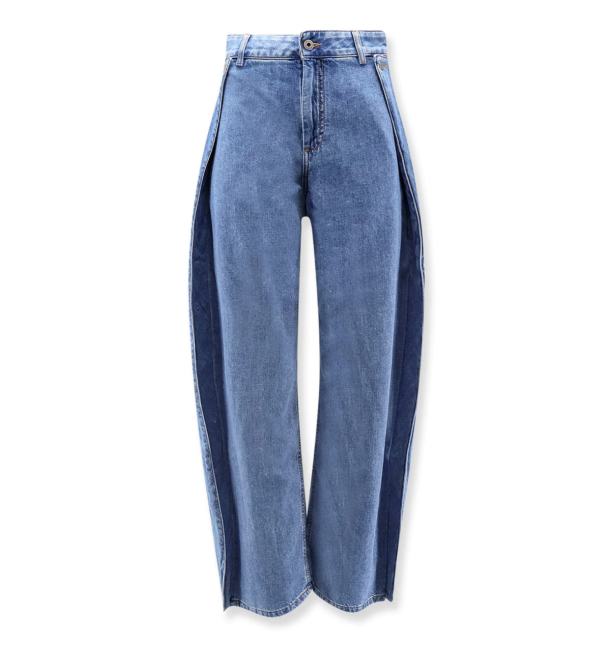 Blue denim jeans
