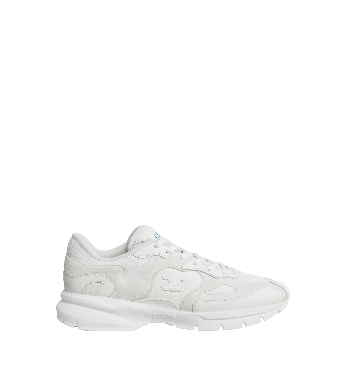Runner Sneaker In Calfskin, Suede Calfskin And Mesh