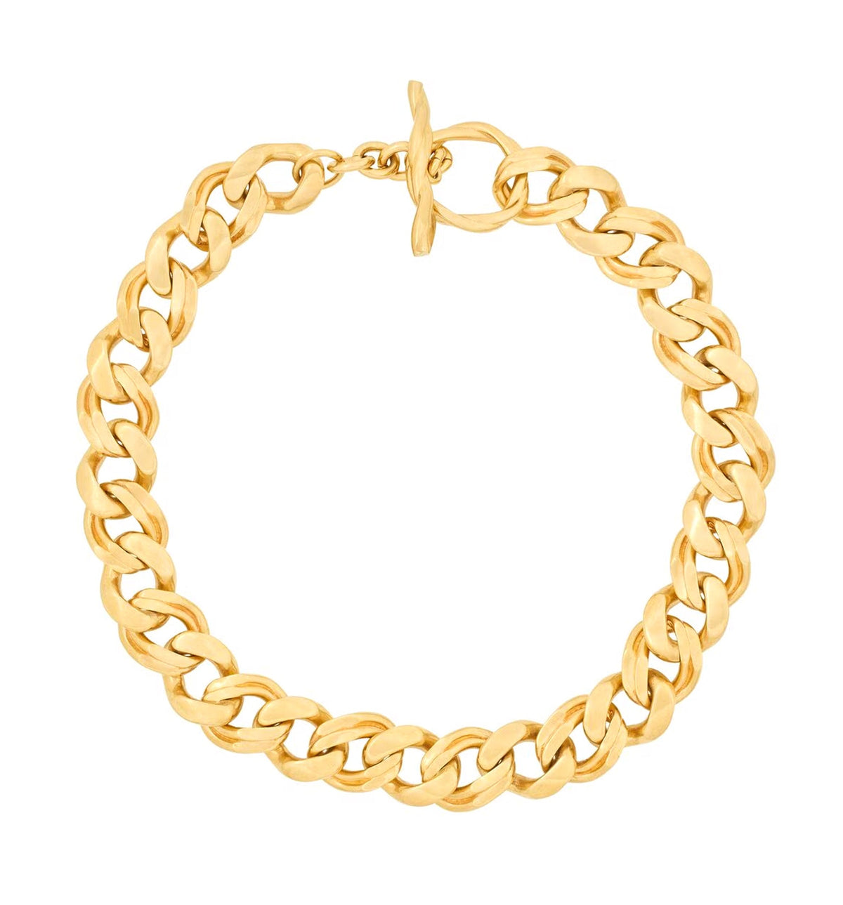 Metal choker necklace