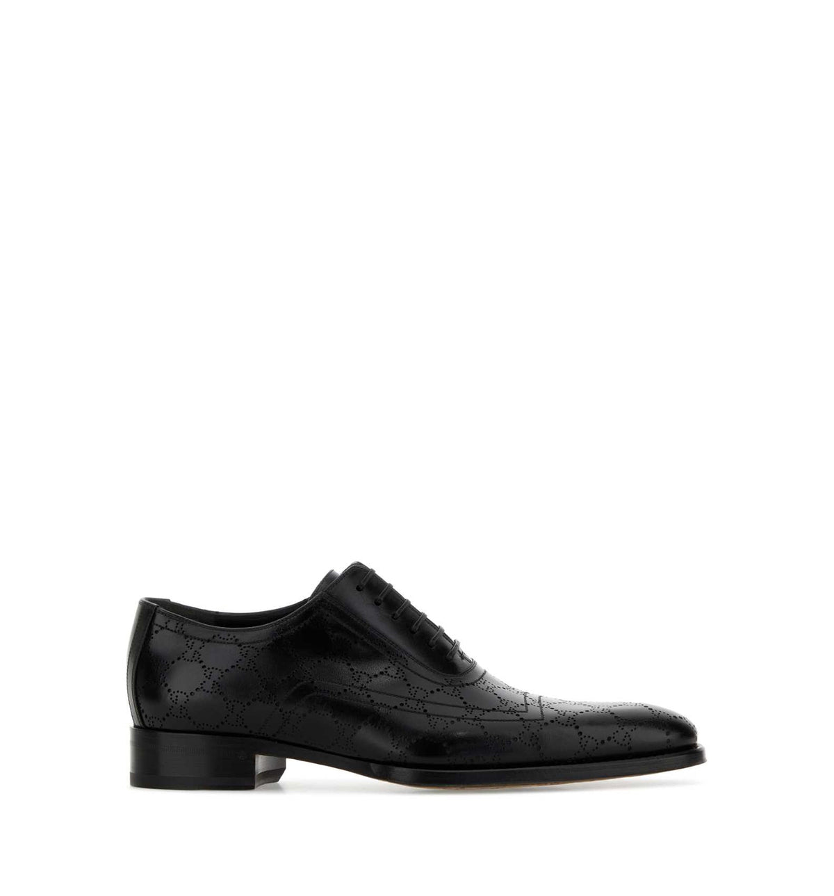Men's Lace-Up Shoe With Lasered GG