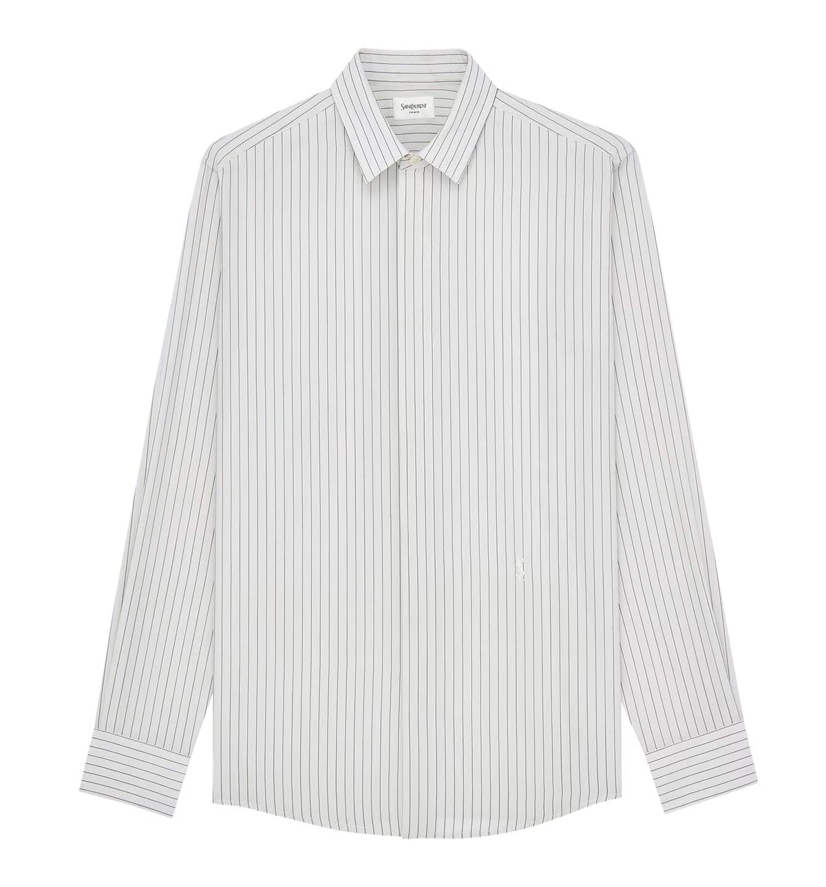 Cassandre Slim Shirt In Striped Viscose