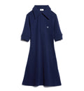 Mini Polo Dress In Ribbed Cotton