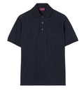 Cotton Piquet Polo Shirt With Embroidery