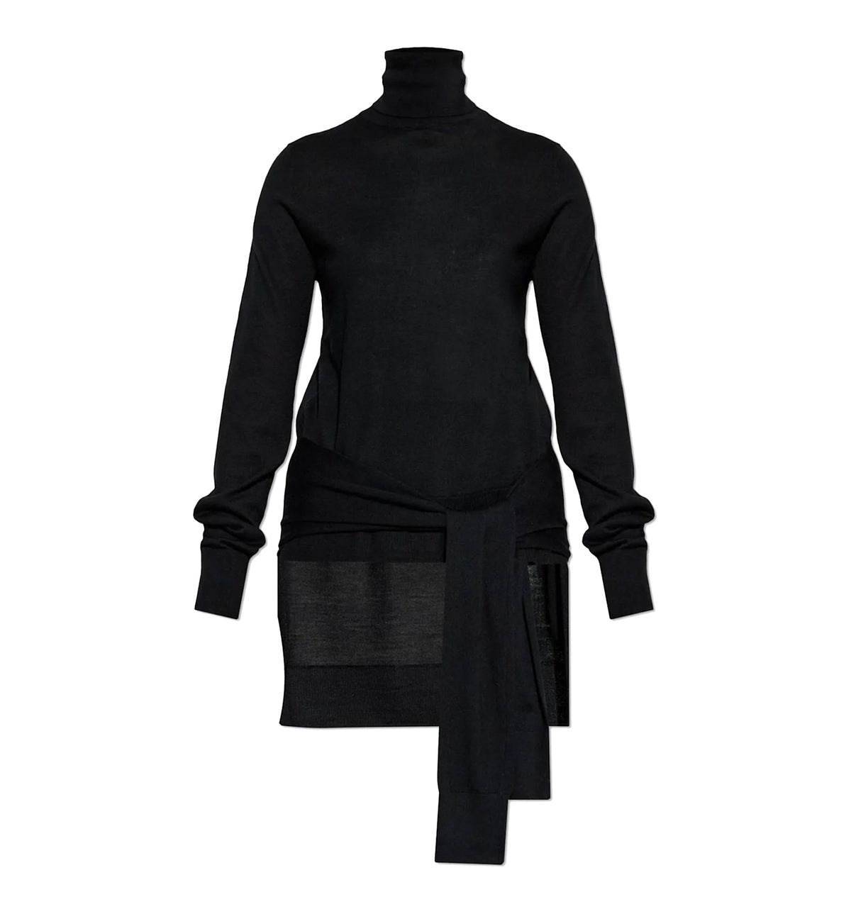 Wool and silk turtleneck