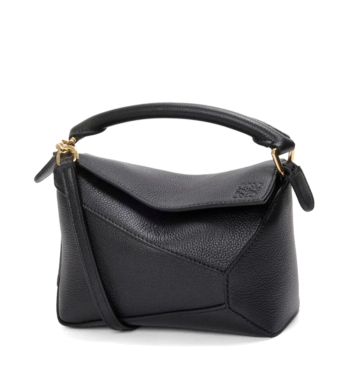 Mini Puzzle Edge Bag In Soft Grained Calfskin