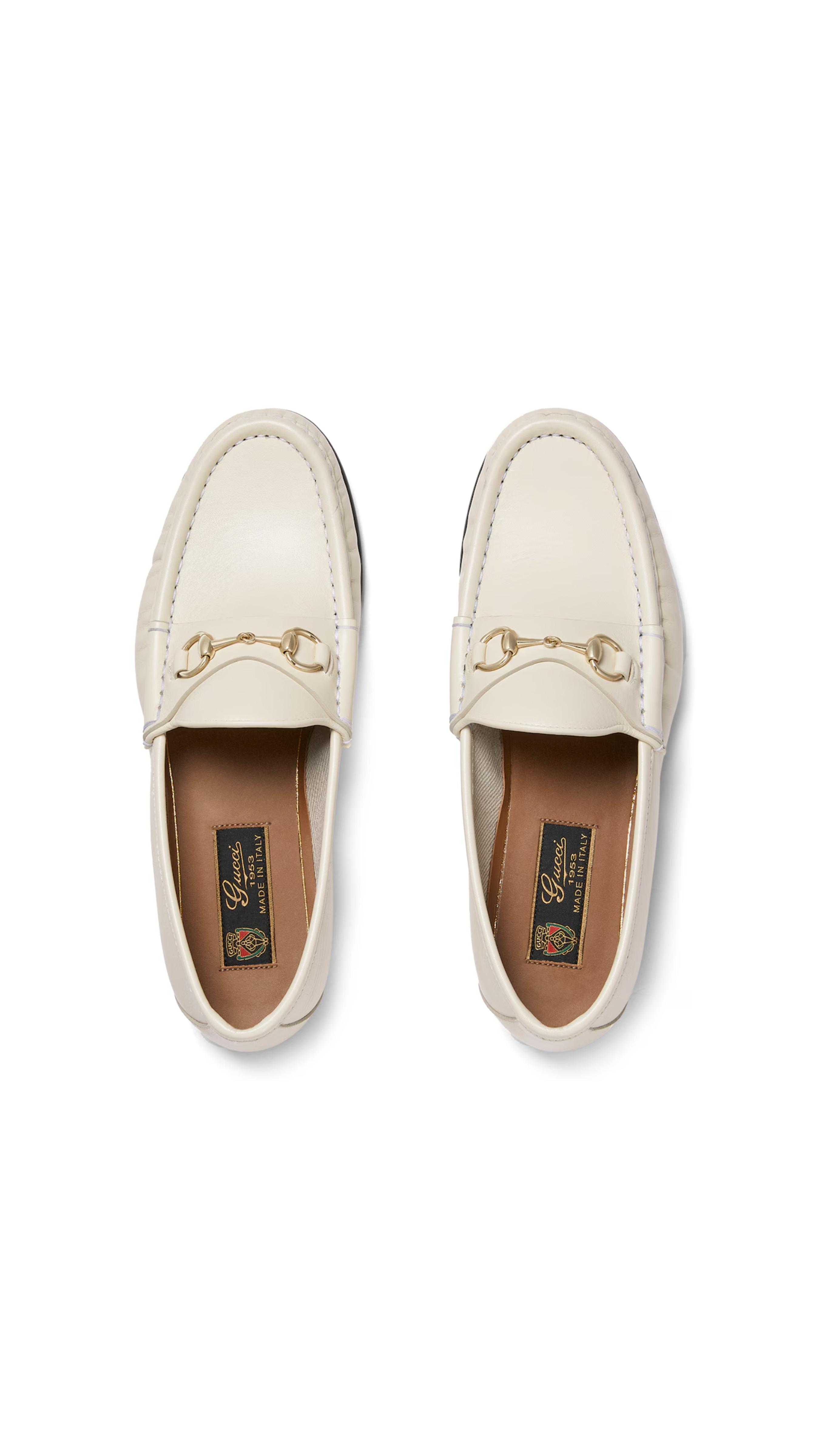 1953 Horsebit Loafers - White