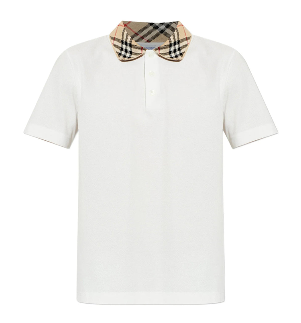 Evan Check-Collared Polo Shirt