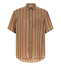 Striped Short-Sleeve Cotton Shirt