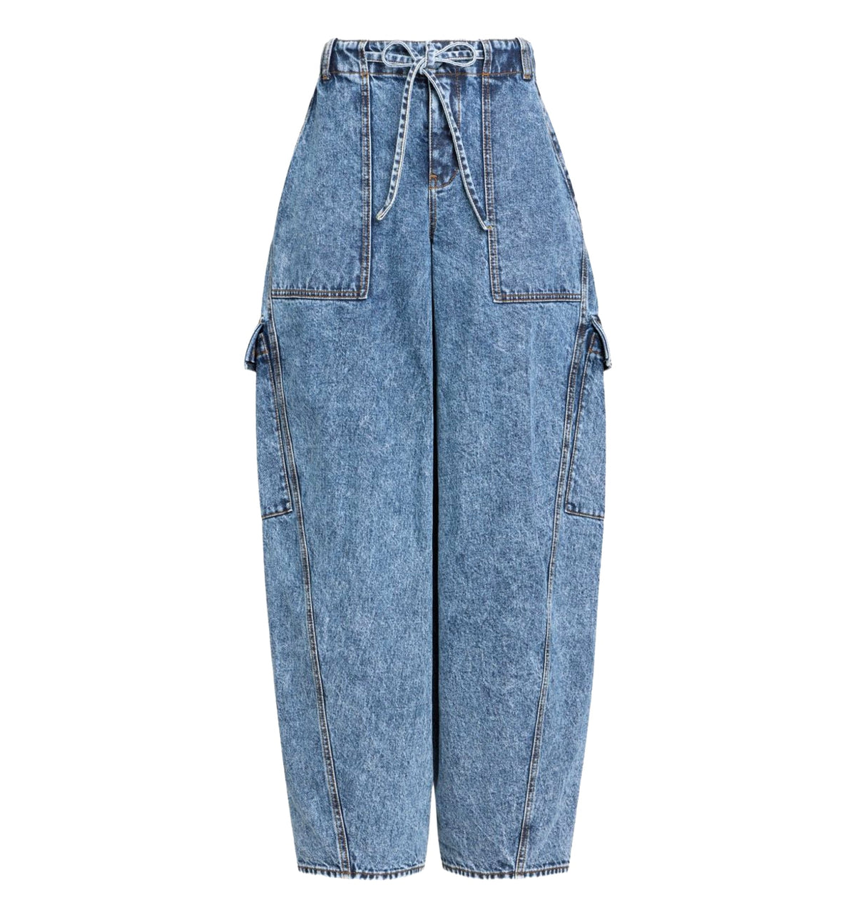 Cargo Denim Pants