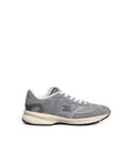 "Runner" sneakers in calfskin and mesh
