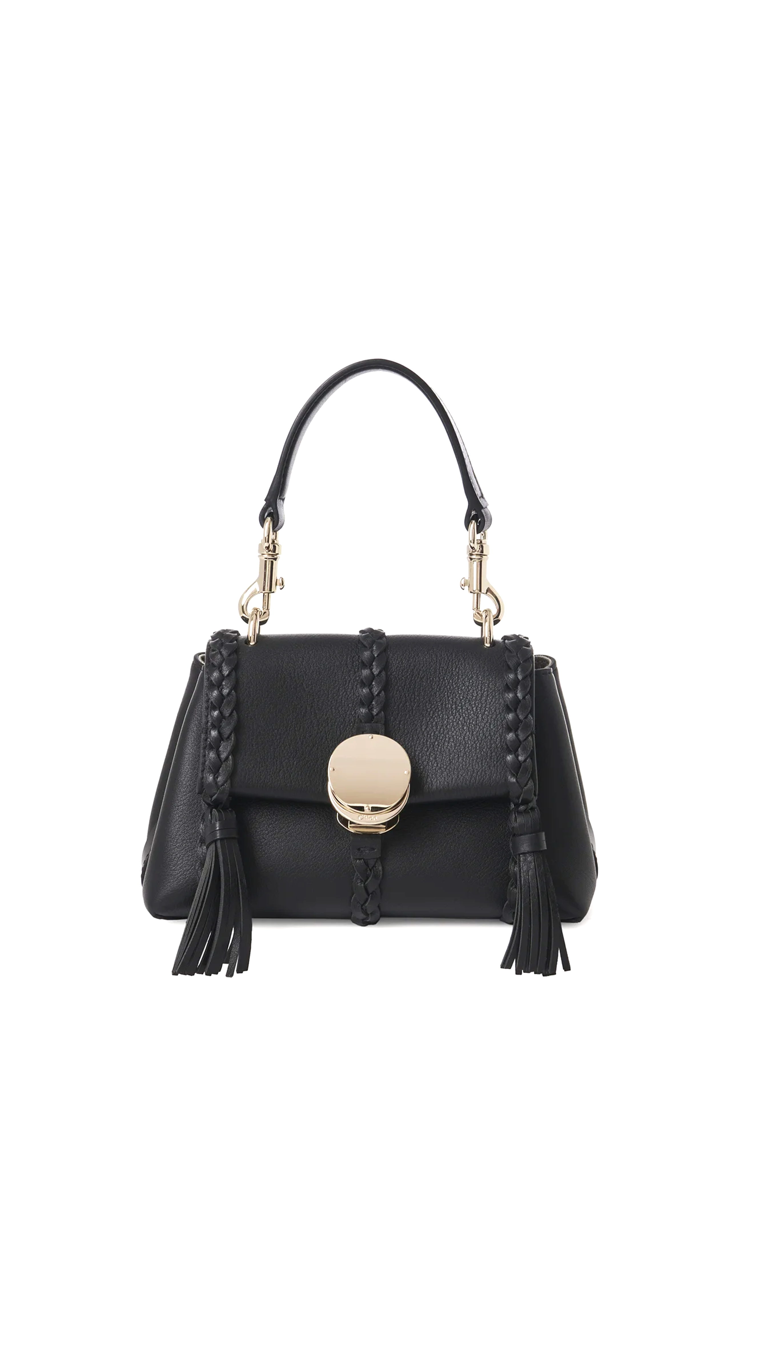 Penelope Mini Soft Shoulder Bag - Black