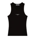 Slim Fit Tank Top In Cotton With Givenchy Paris Print