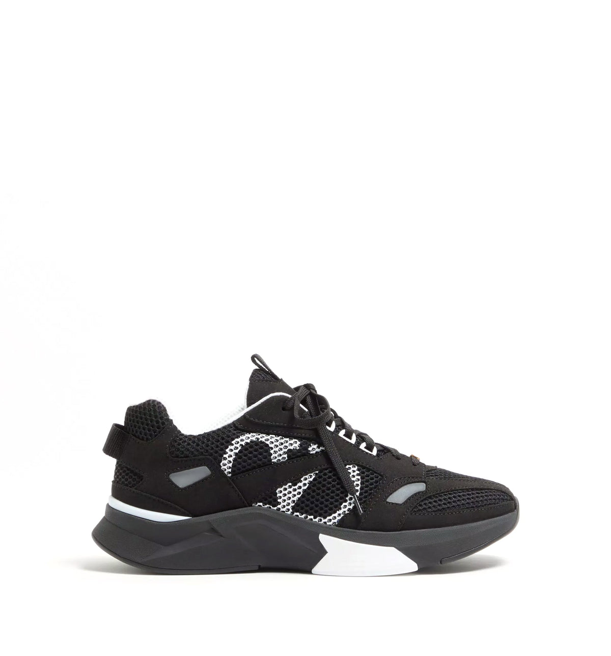 Demivee Sneaker In Mesh Fabric With Suede Inserts