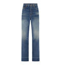 Frayed-hem jeans