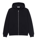 Zipped Hoodie In Fleece With Photographic Negative Print