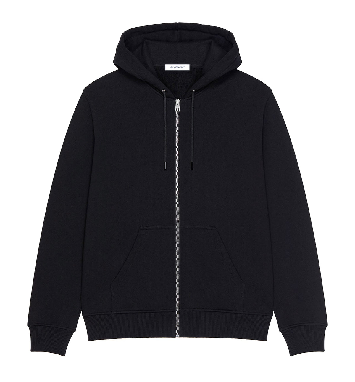 Zipped Hoodie In Fleece With Photographic Negative Print