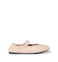Ruches nappa leather ballerinas